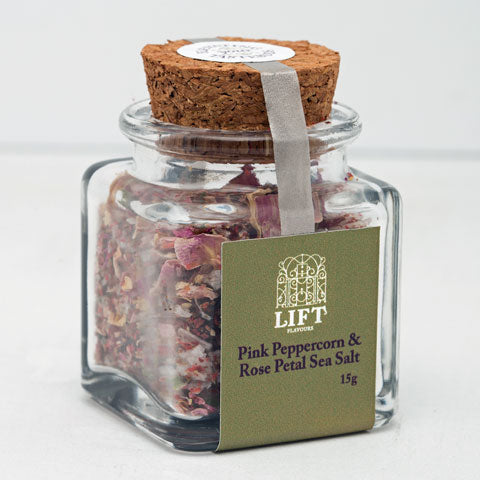 Pink Peppercorn & Rose Petal Sea Salt - Lift Flavours